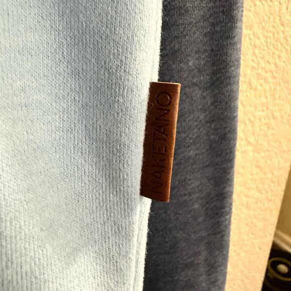 NWT Naketano The Jordan Rules Sweatshirt Dark Ash Pastel Blue Melange Large - Picture 6 of 11
